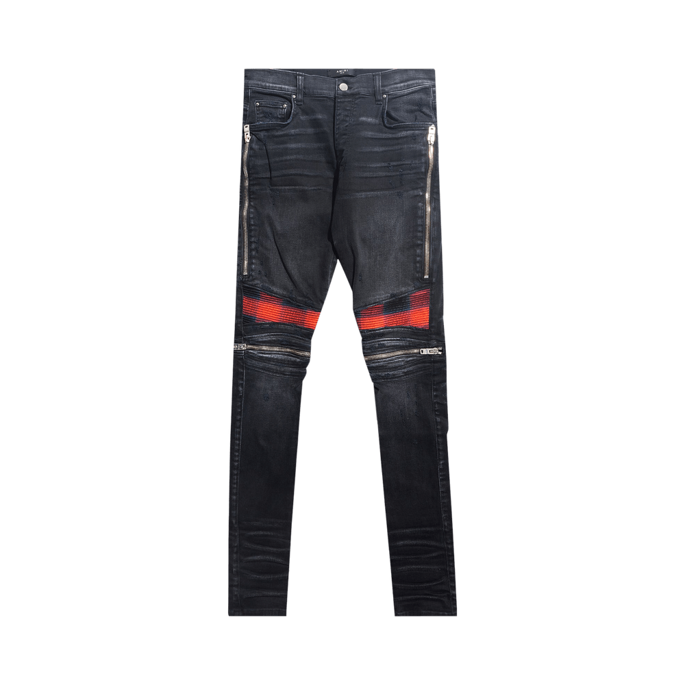 Buy Amiri Plaid MX2 Jean Aged Black MDS120 023 AGED GOAT