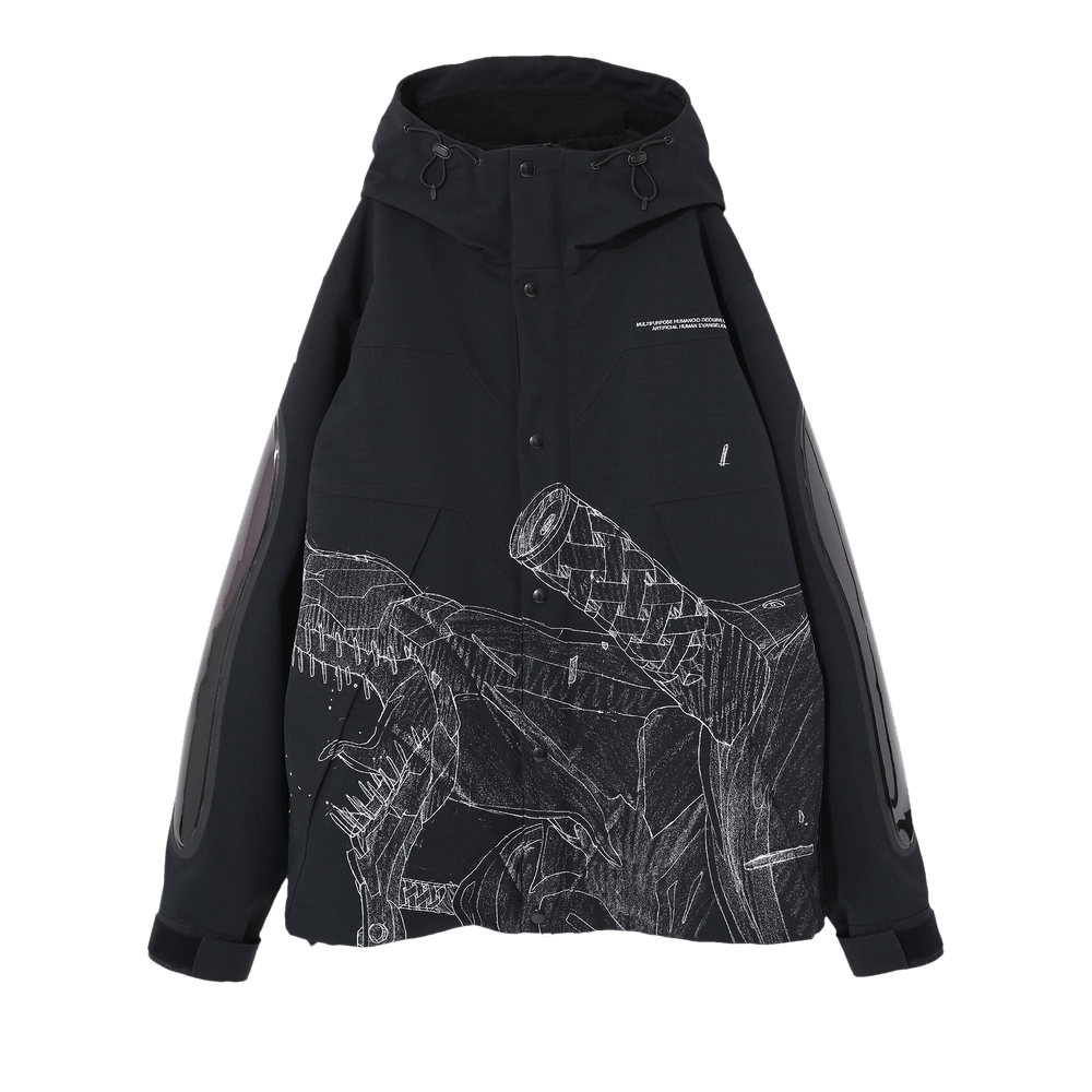 Buy Undercover x Evangelion Shell Jacket 'Black' - UC2A4210 1 BLAC | GOAT