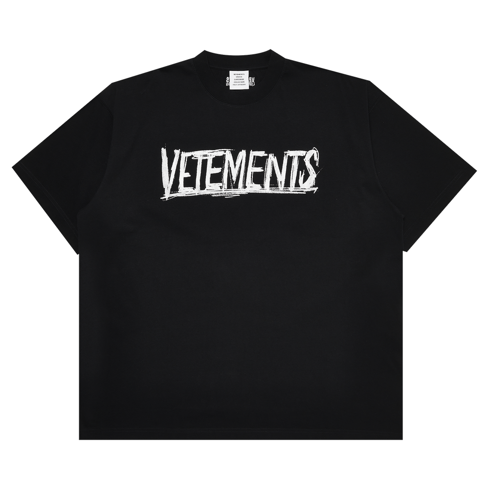Buy Vetements World Tour T-Shirt 'Black/Silver' - UE52TR270S BLAC