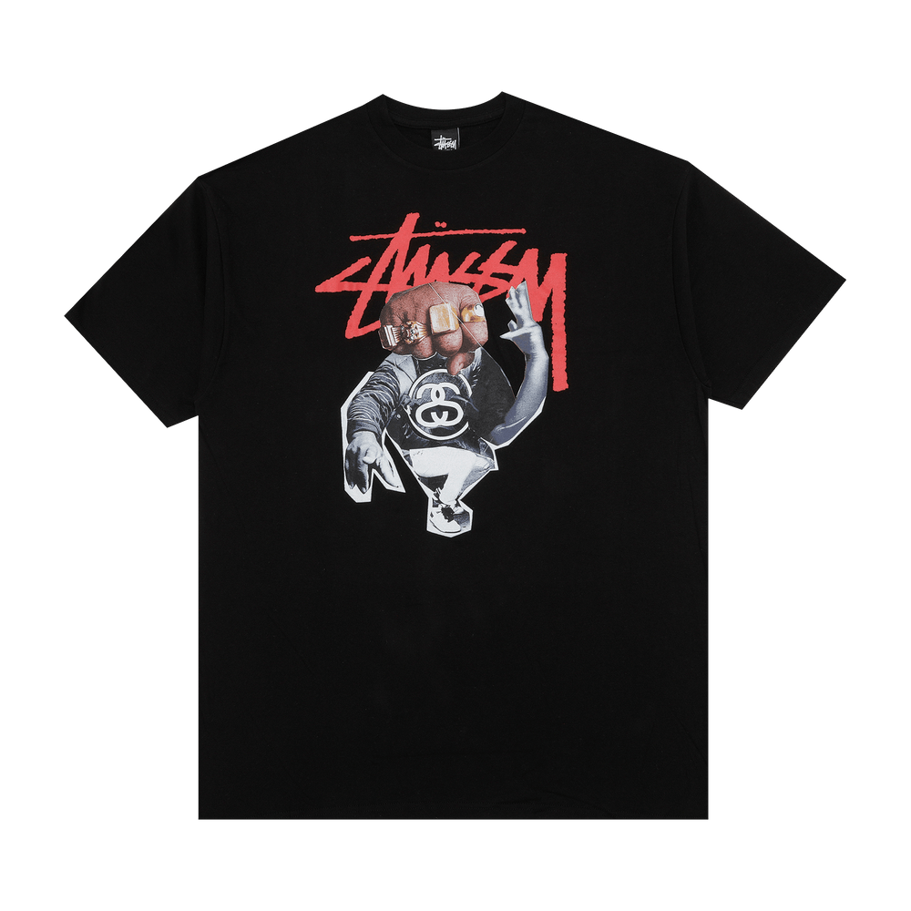 Stussy Fist Gold Ring Tee 'Black'