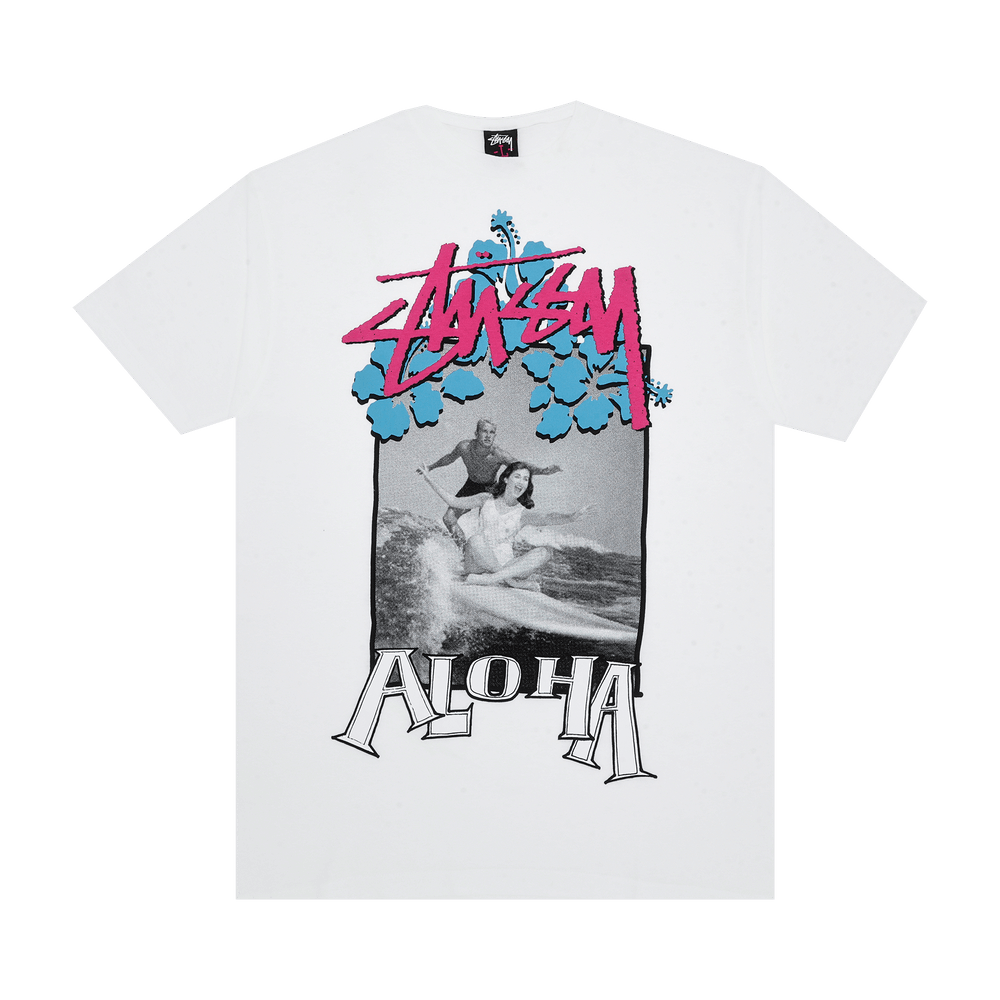 Buy Stussy Gear Aloha Tee 'White' - 0535 100000103GALT WHIT