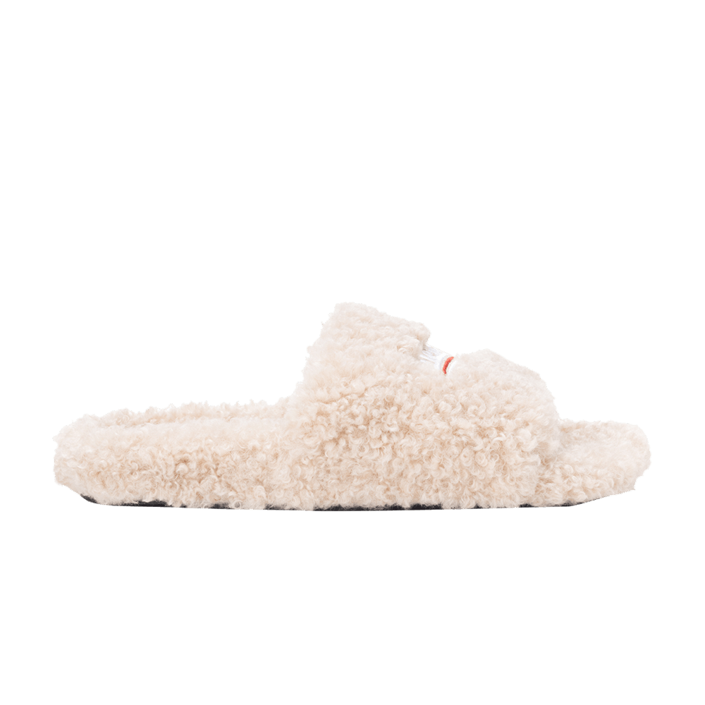 【新品未使用】BALENCIAGA Furry Slide 35 ベージュ Balenciaga Furry Slide Sandals | Saks Fifth Avenue
