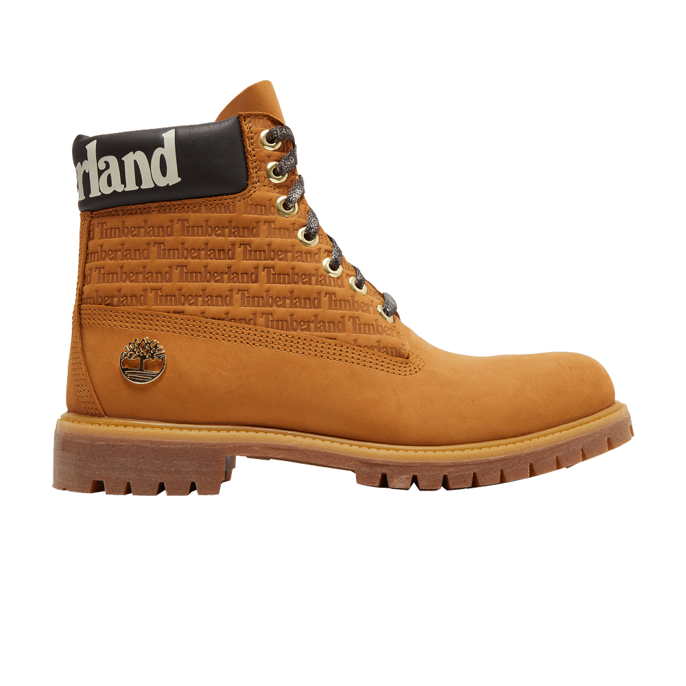 6 Inch Premium Boot 'Repeat Logo - Wheat' | GOAT