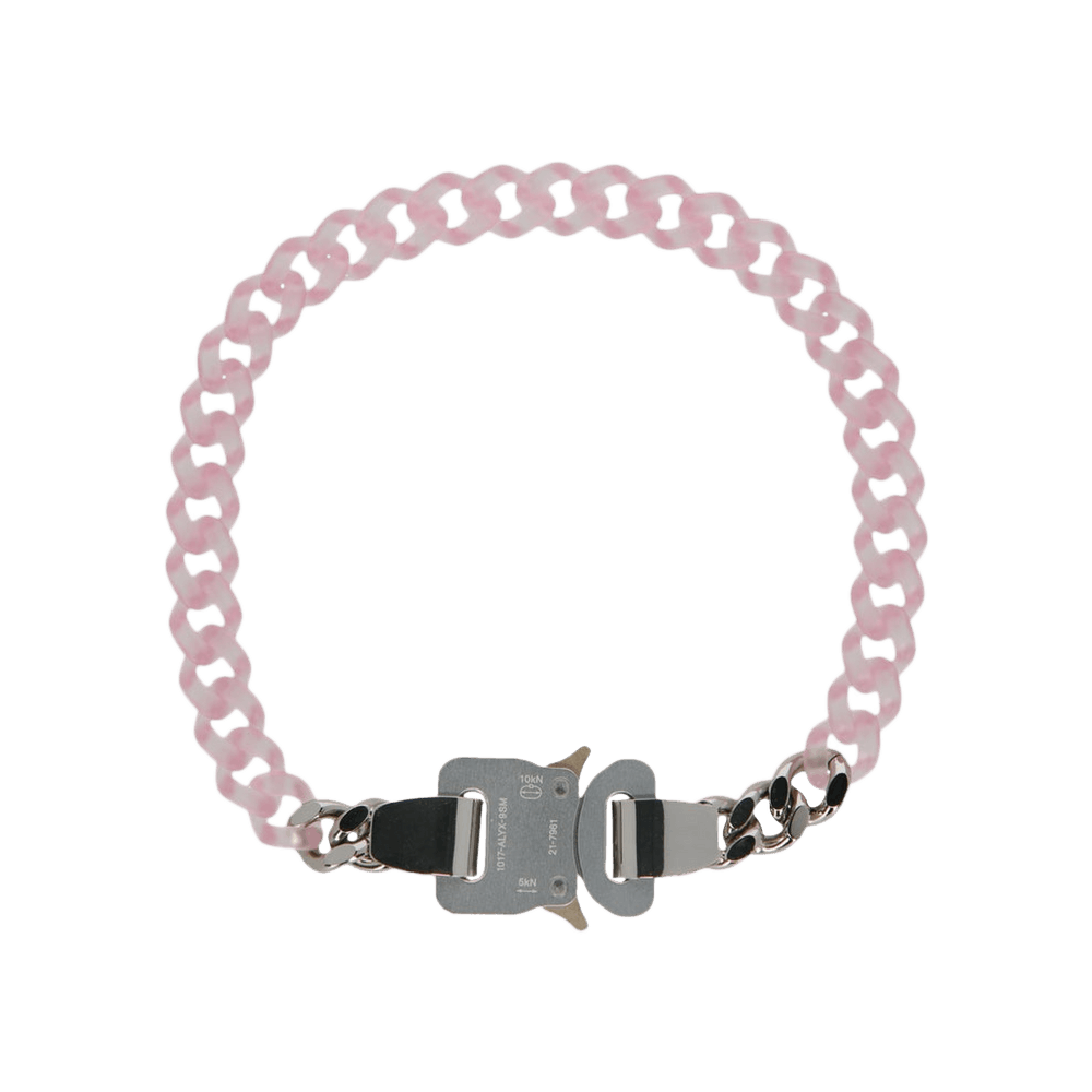 Buy 1017 ALYX 9SM Nylon And Metal Chain Necklace 'Pink