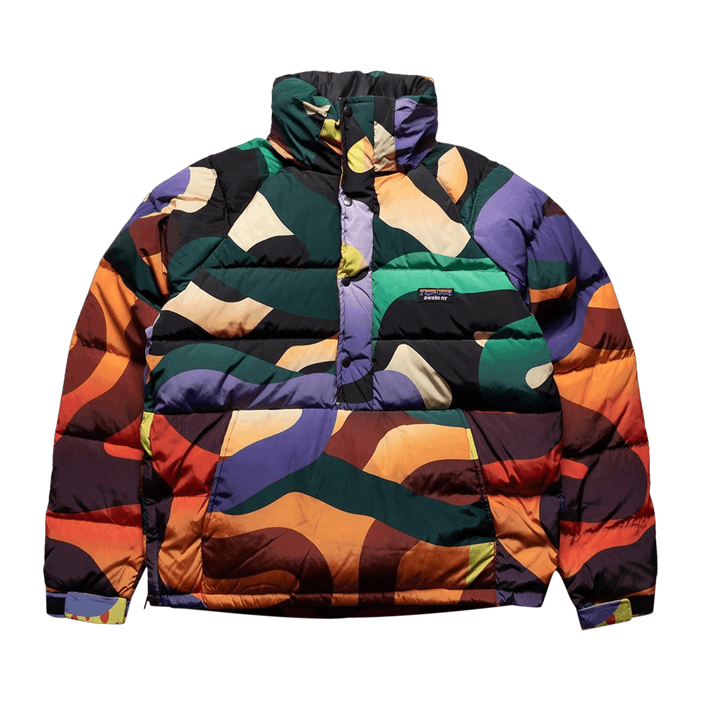 Buy Awake NY Puffer Pull Over With Snaps 'Multicolor' - AWK