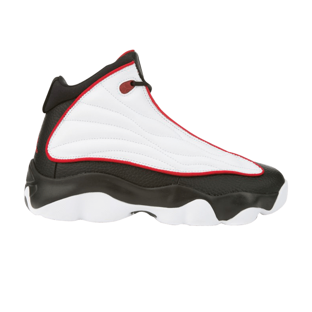 Jordan pro strong black red Clearance