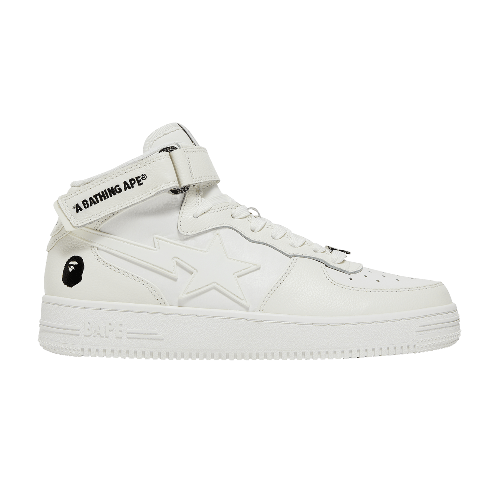 Bapesta mid white sales