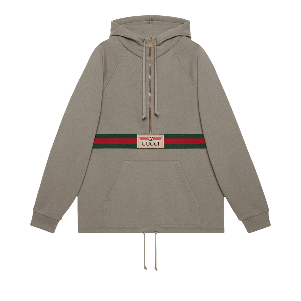 Buy Gucci Sweatshirt With Vintage Logo 'Grey' - 644656 XJC3W 1030