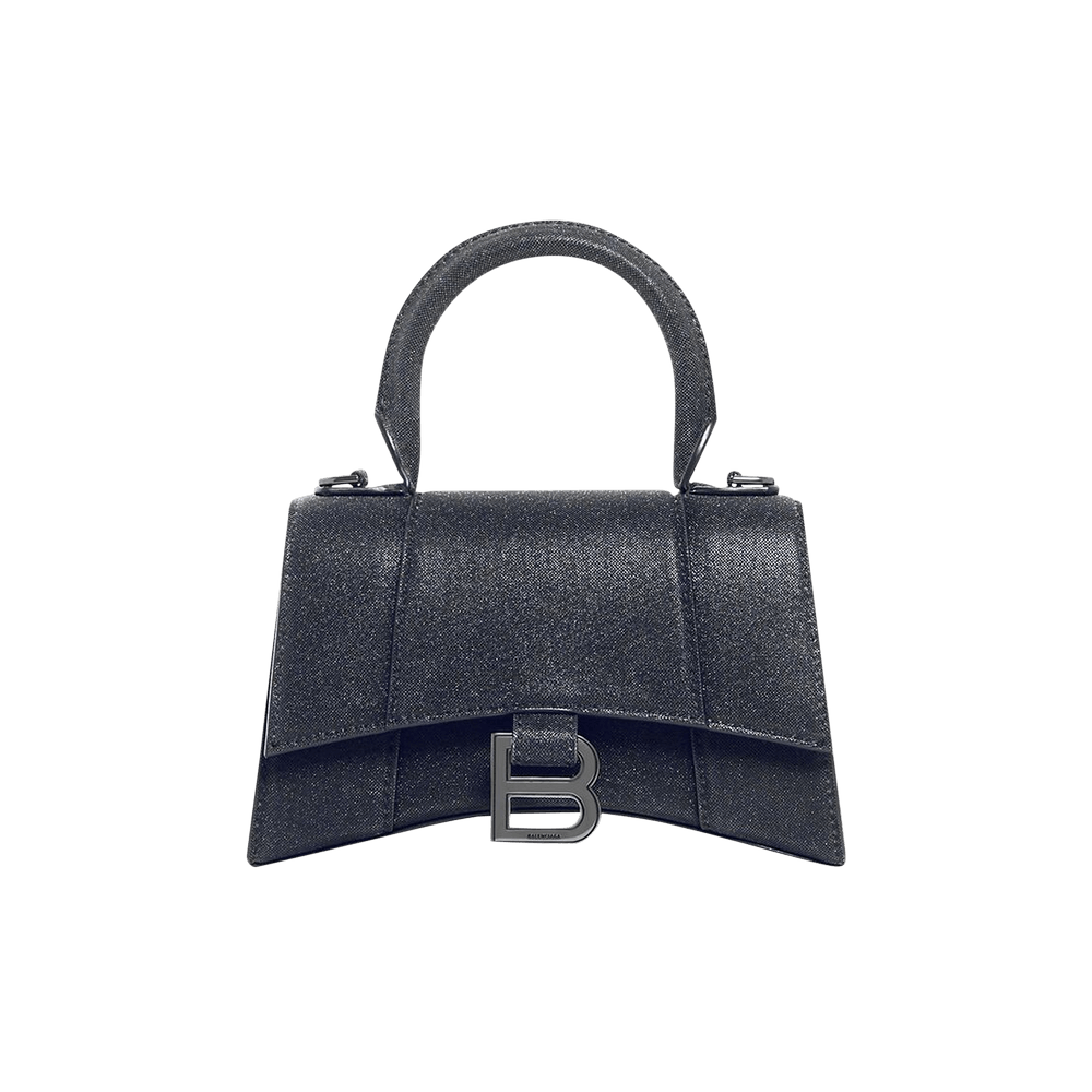 Buy Balenciaga XS Hourglass Glitter Bag Black 592833 2102G 1000 GOAT CA