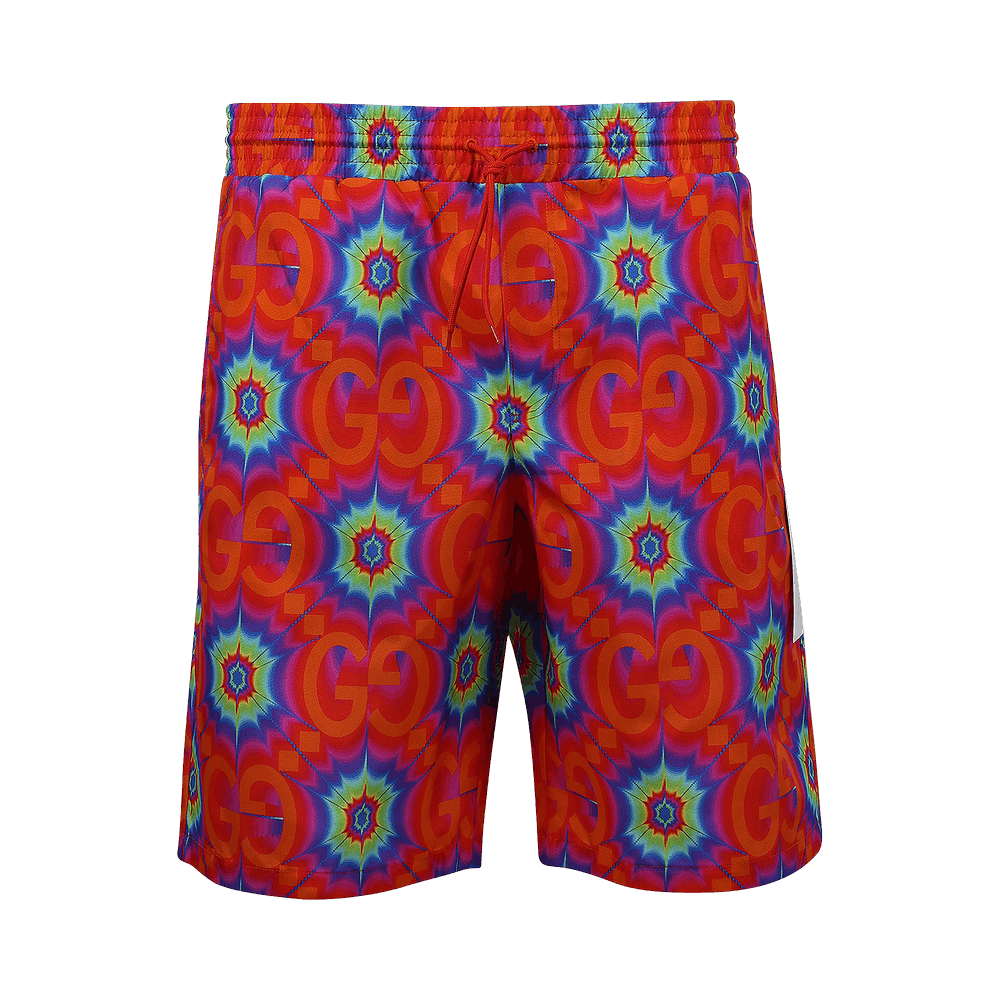 Gucci GG-pattern swim shorts - Orange