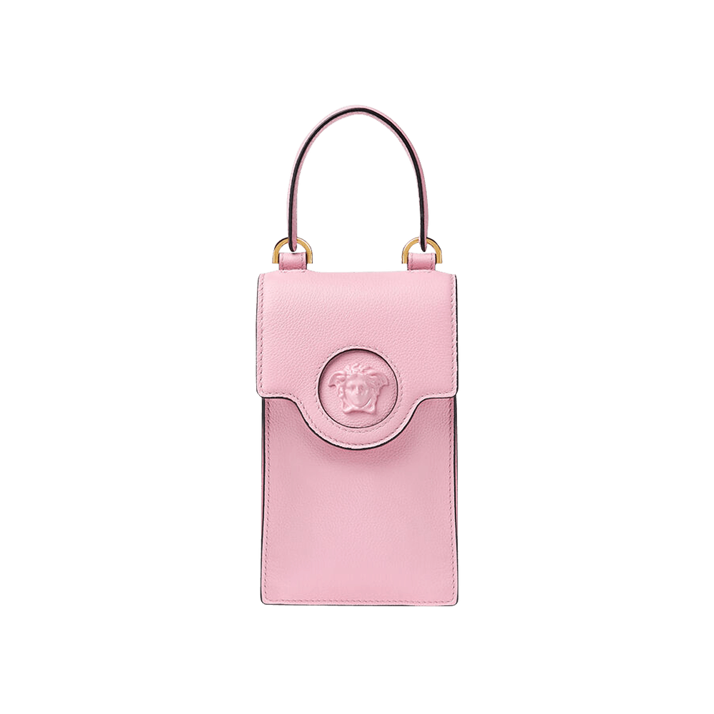 Versace Baby Pink Bag W Gold Medusa – URock Couture