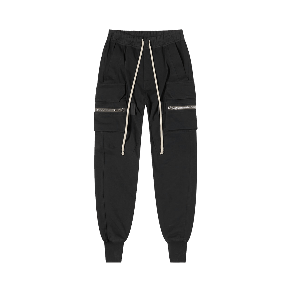 Rick Owens Mastodon Cargo Pant Heavy Jersey BA Black – LESS 17