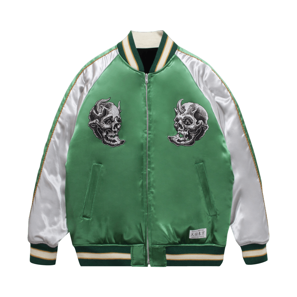 Buy Wacko Maria 56 Tattoo Studio Reversible SKA Jacket 'Green