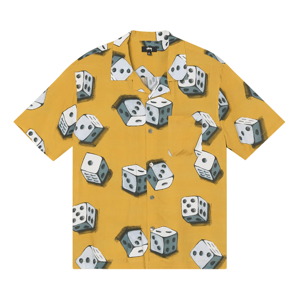 期間限定セール Pattern Dice Stussy Buy Shirt GOAT | MUST 1110215 - 'Mustard' トップス