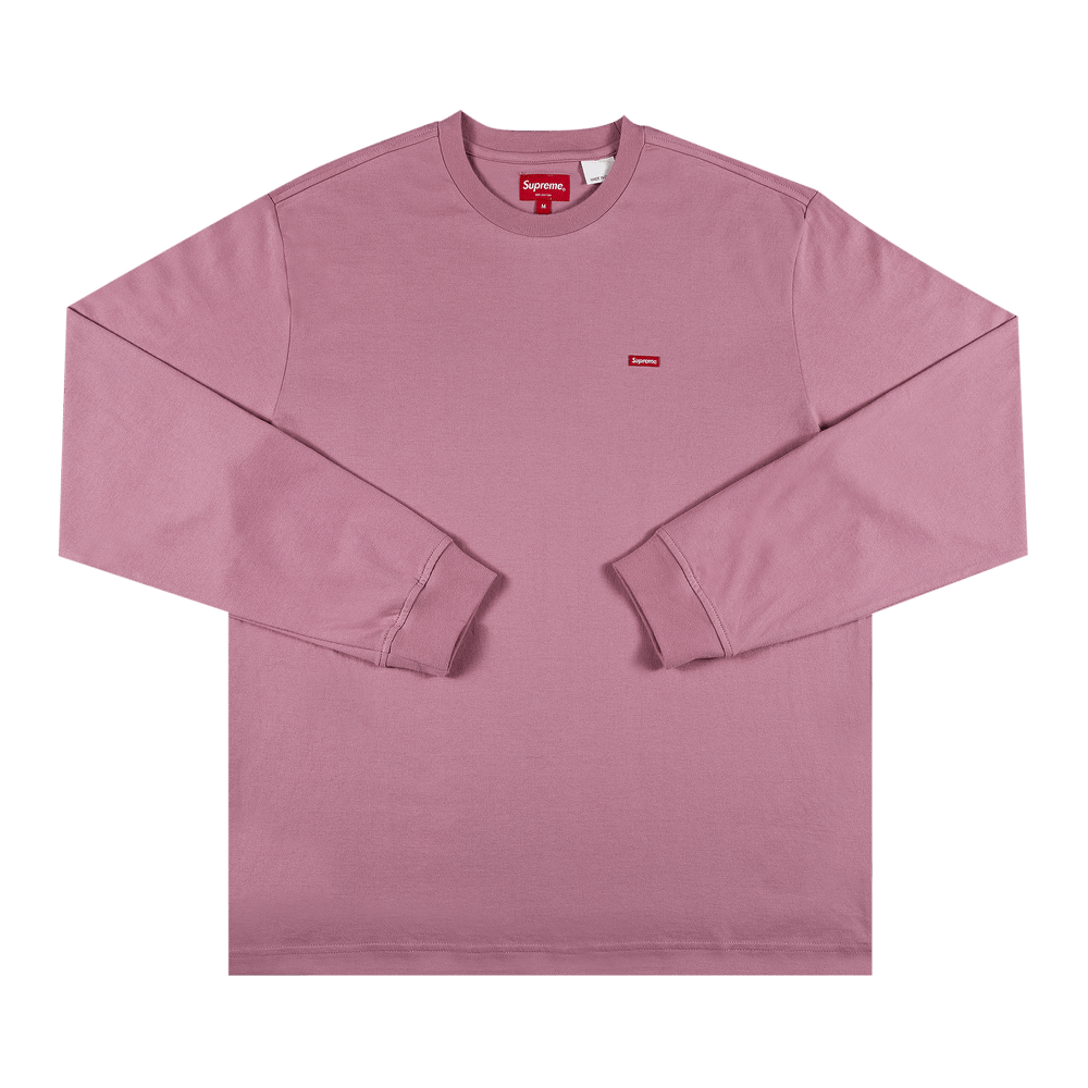 Buy Supreme Small Box Long-Sleeve Tee 'Pink' - SS22KN14 PINK | GOAT