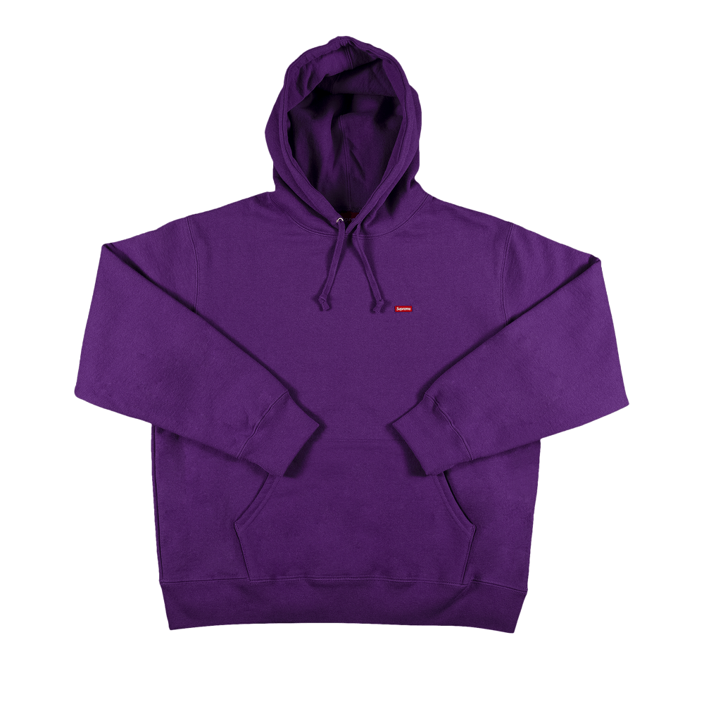 Buy Supreme Small Box Hooded Sweatshirt 'Purple' - SS22SW48 PURPLE 