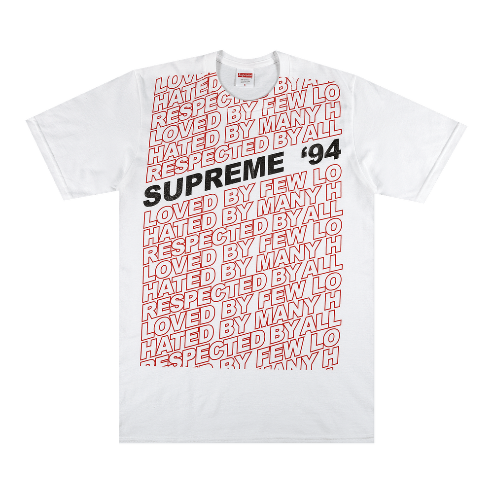 世界的に有名な SS22T39 - 'White' Tee Respected Supreme Buy WHITE GOAT | Tシャツ+カットソー(半袖+袖なし)