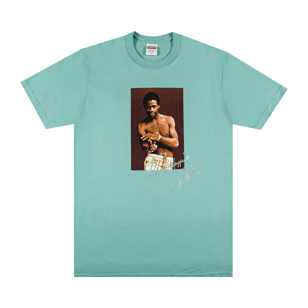 Buy Supreme Al Green Tee 'Teal' - SS22T34 TEAL | GOAT