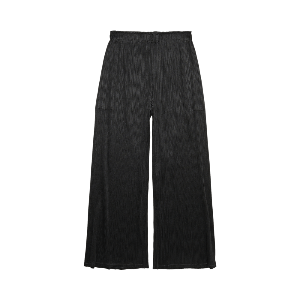 Buy Pleats Please Issey Miyake Luster Pants 'Black' - PP26JF583 15