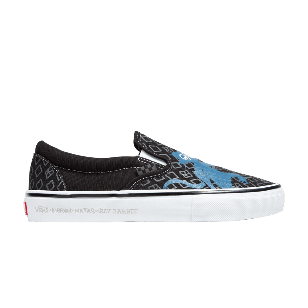 Krooked X Vans Skate Slip-On Natas For Ray Barbee