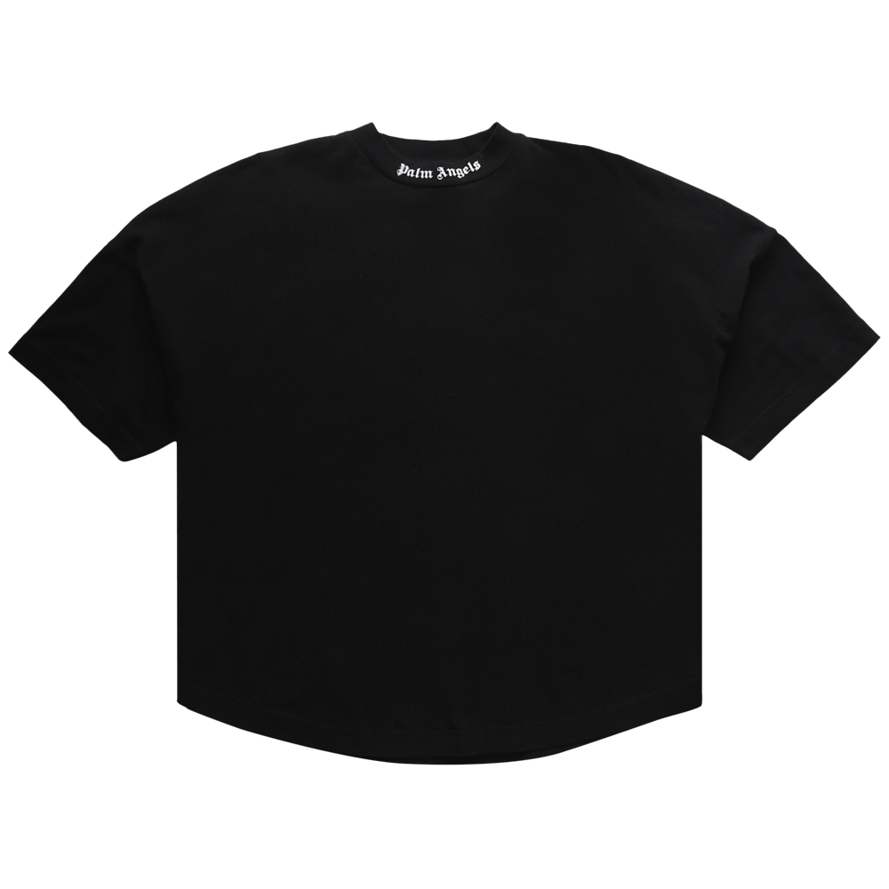 Tシャツ・カットソー Palm Angels PMAB001C99JER001 CLASSIC LOGO OVER T-shirt Buy Palm Angels Classic Logo Over Tee 'Black/White