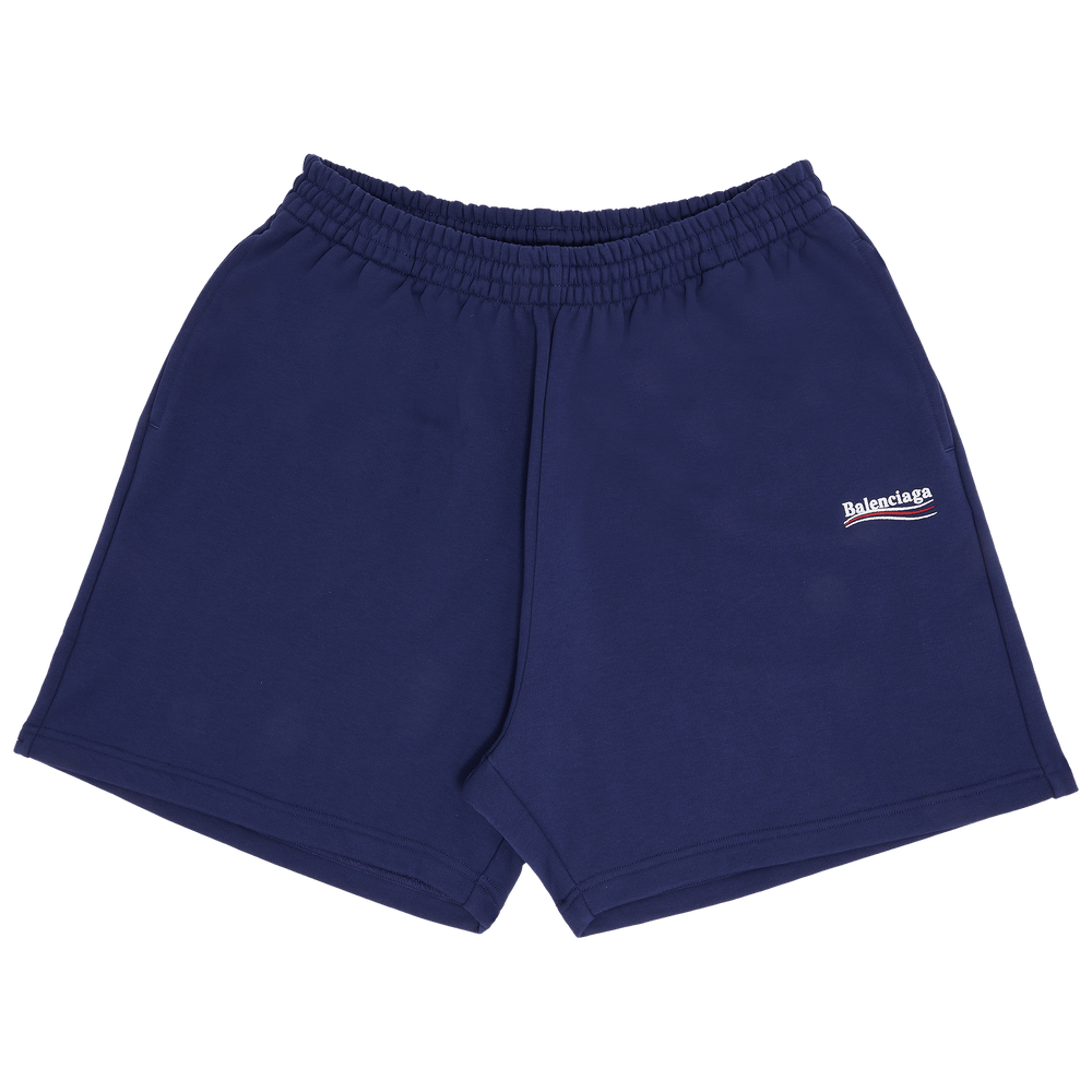 Buy Balenciaga Sweatshorts 'Pacific Blue/White' - 676137