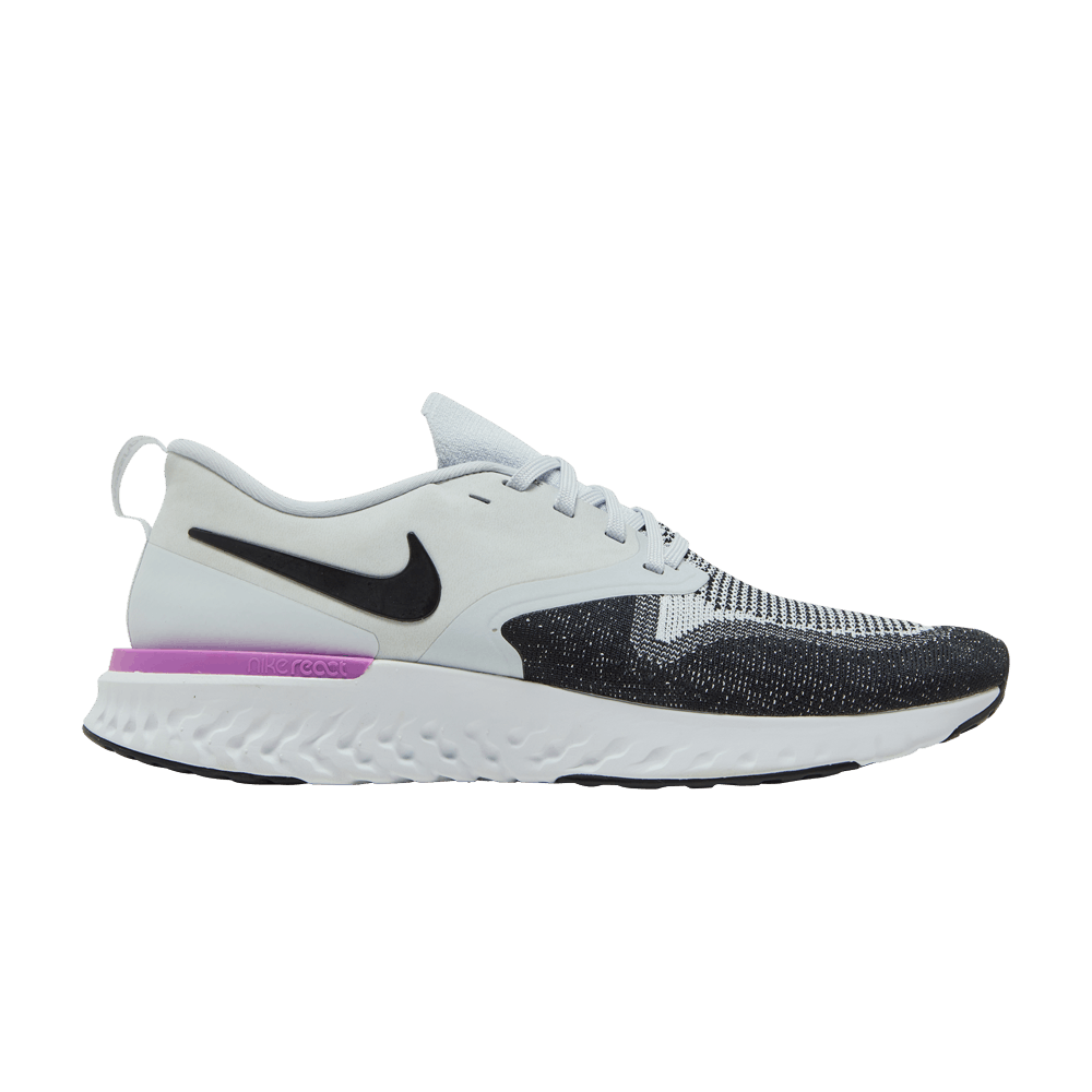 Buy Odyssey React Flyknit 2 Platinum Violet Black AH1015 009 GOAT