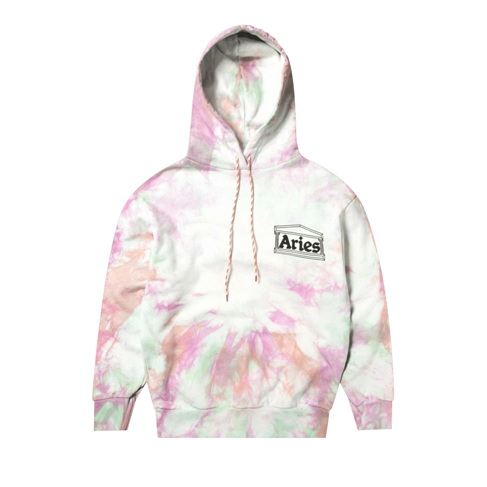 【ARIES】Colourspray Hoodie / MULTI Buy Aries Tie Dye Temple Hoodie 'Multicolor' - FSAR20555