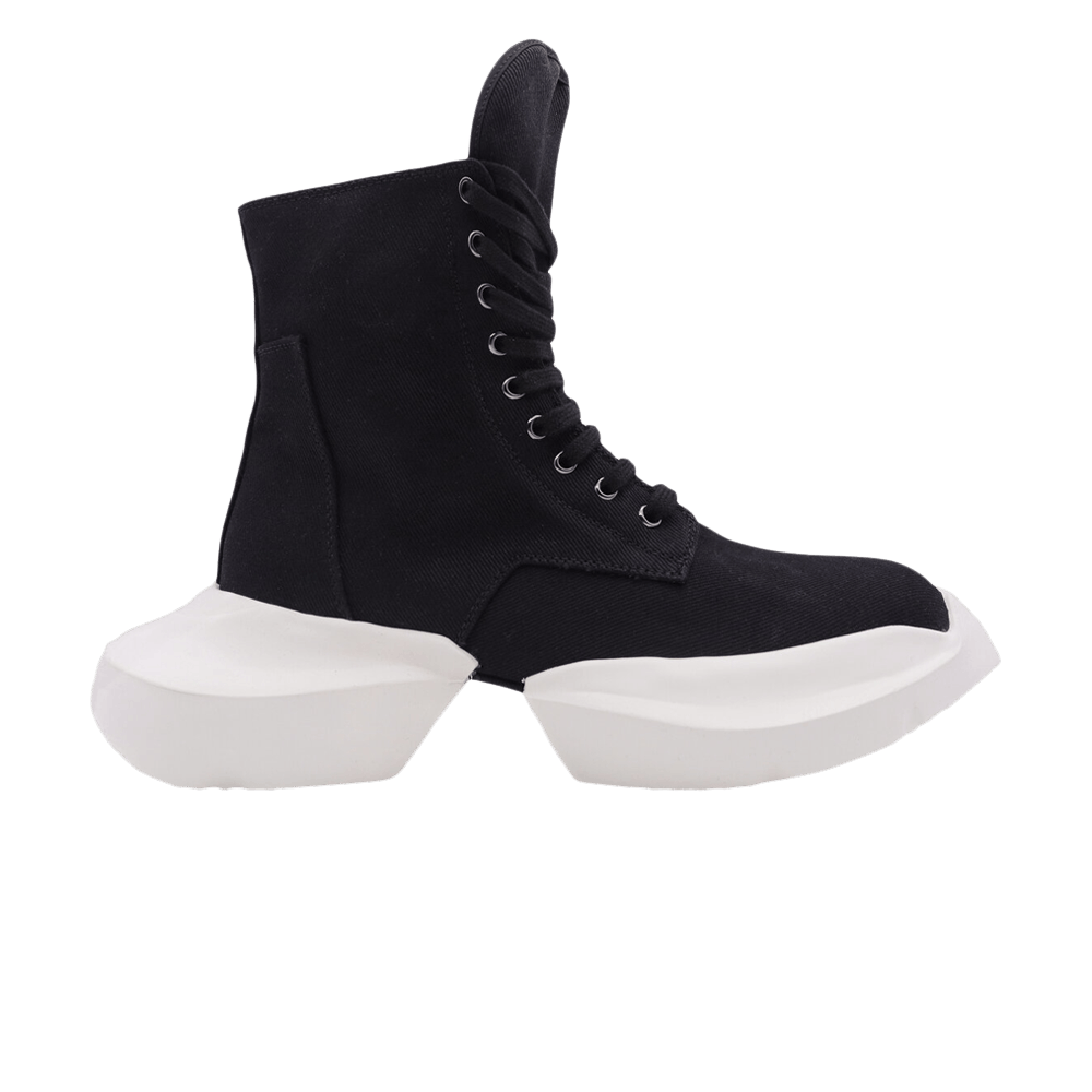 Buy Rick Owens DRKSHDW Fogachine Cotton Denim Army Boots 'Black