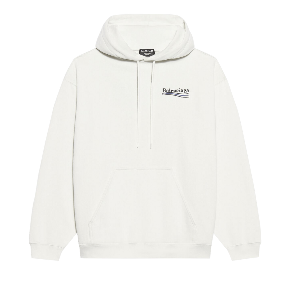 Buy Balenciaga Political Campaign Hoodie Medium Fit 'White