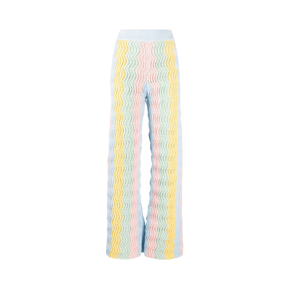 Buy Casablanca Rainbow Gradient Knit Flare Pant 'Mulitcolor