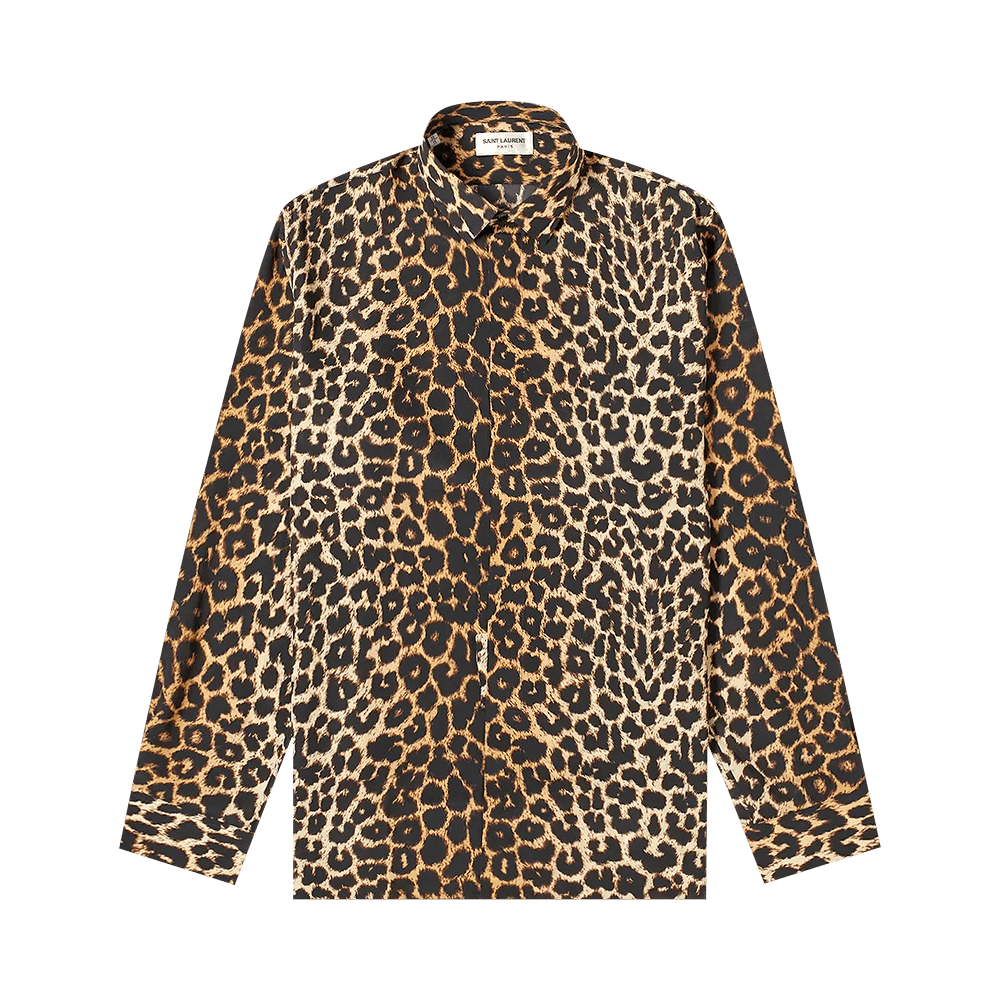 Buy Saint Laurent Leopard Shirt 'Leopard' - 564172 Y2B09 9665 | GOAT