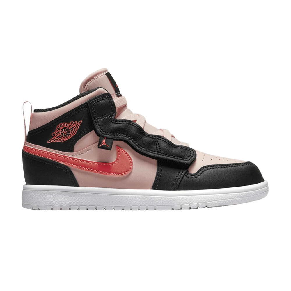 Air Jordan 1 Mid Alt Ps Black Pink Crimson