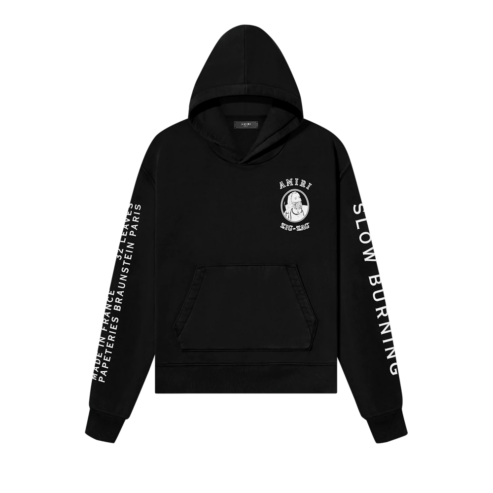 Buy Amiri Zig Zag Hoodie 'Black' - SS22MJL010 001 BLAC | GOAT