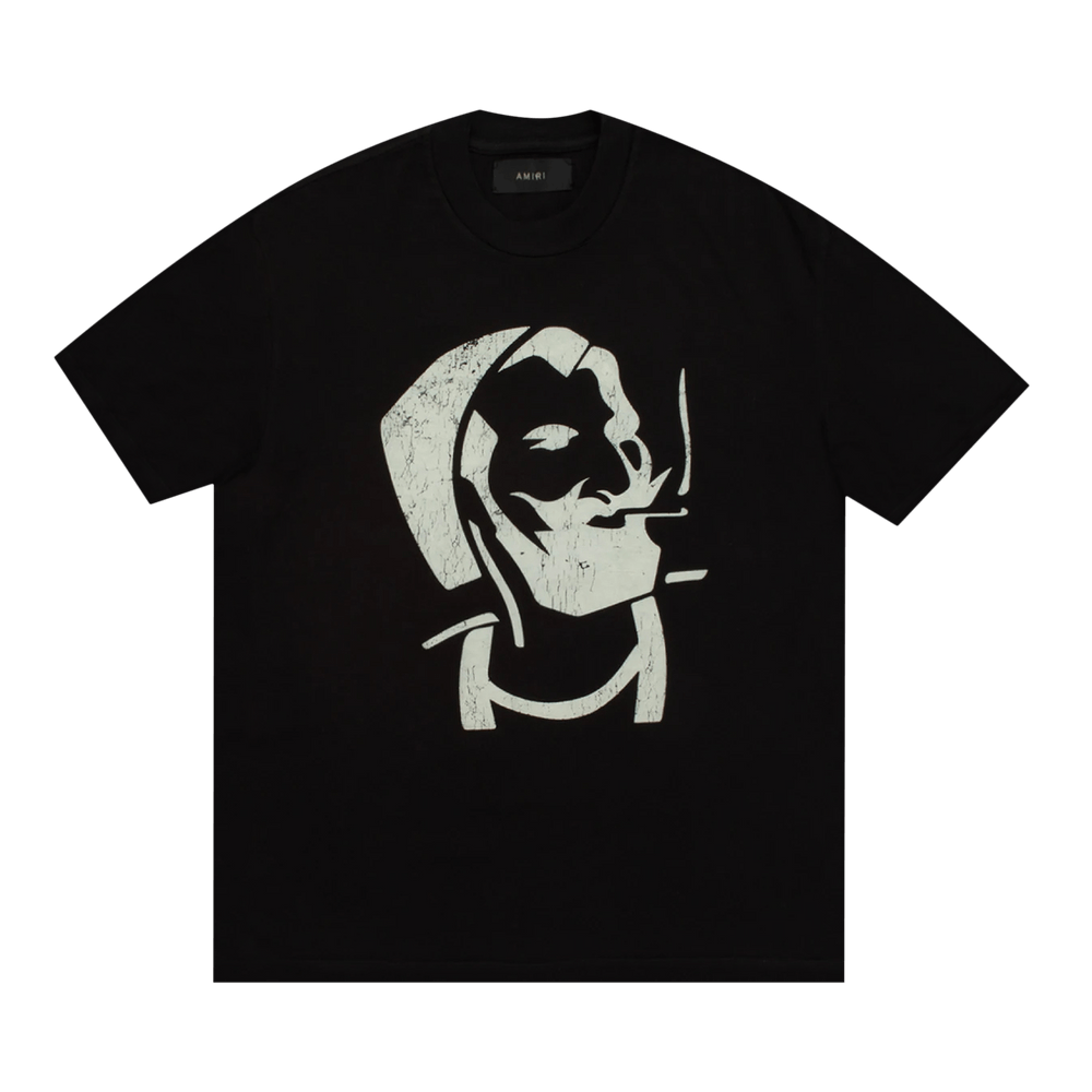 AMIRI♦シグネチャーロゴが魅せる洗練Tシャツ シンプル♪ Buy Amiri Zig Zag Crackle Tee 'Black' - SS22MJG001 001 BLAC