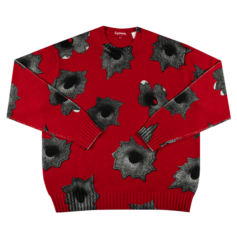 Supreme x Nate Lowman Sweater 'Red'