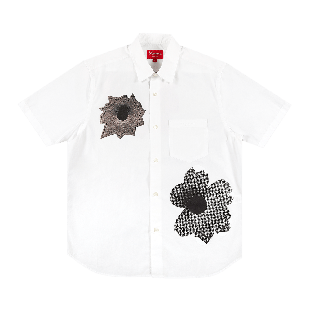 Supreme Nate Lowman S/S Shirt ホワイト シャツ