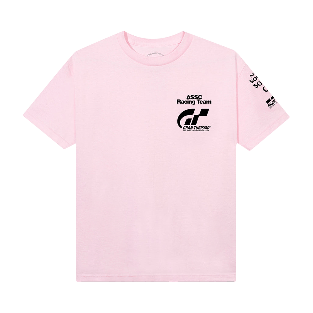 Buy Anti Social Social Club X Gran Turismo Logo Tee 'Pink' - Gt Pink Logo  Tee | Goat