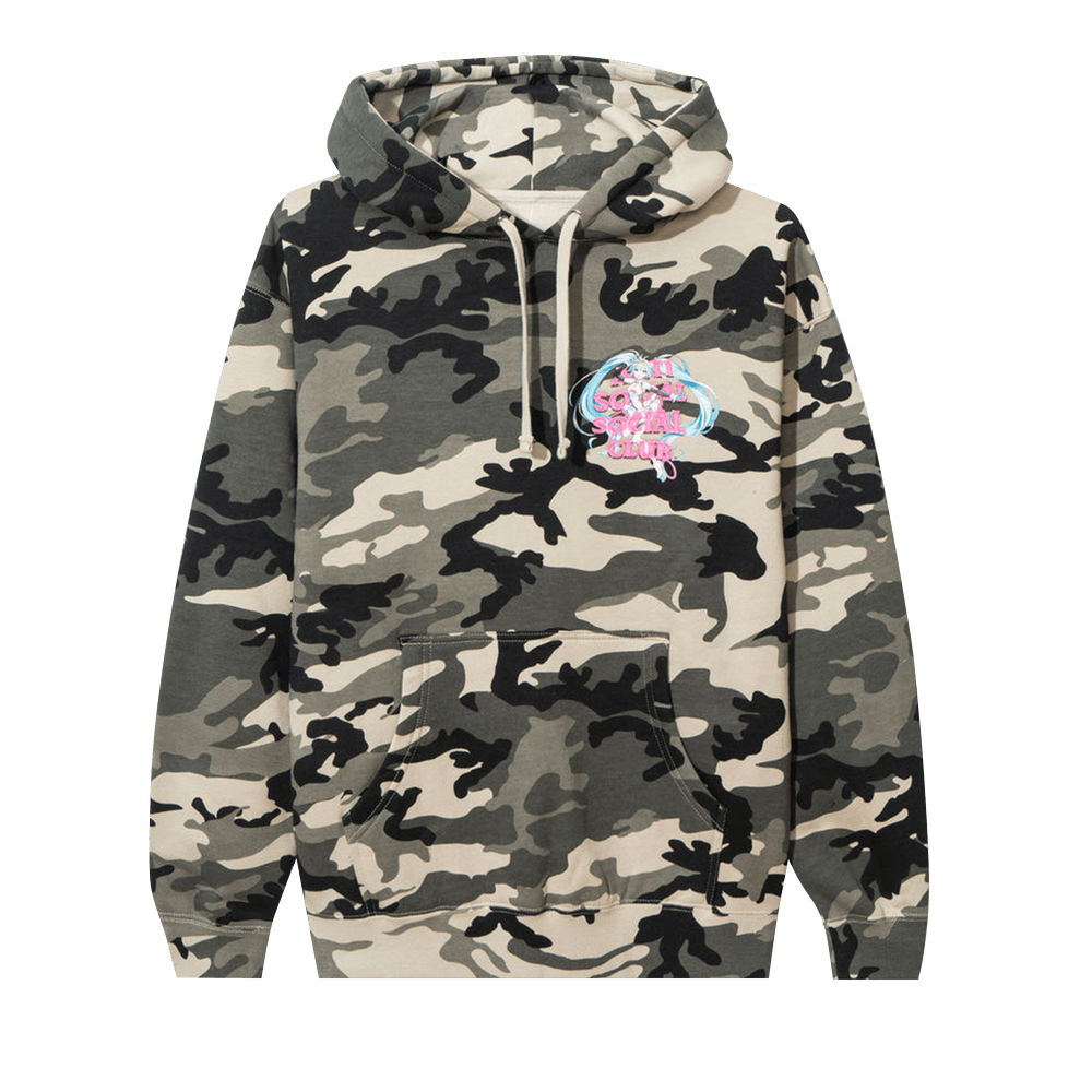 Buy Anti Social Social Club x Good Smile Racing Hatsune Miku Hoodie Camo GSR X ASSC MIKU CAMO HOOD GOAT
