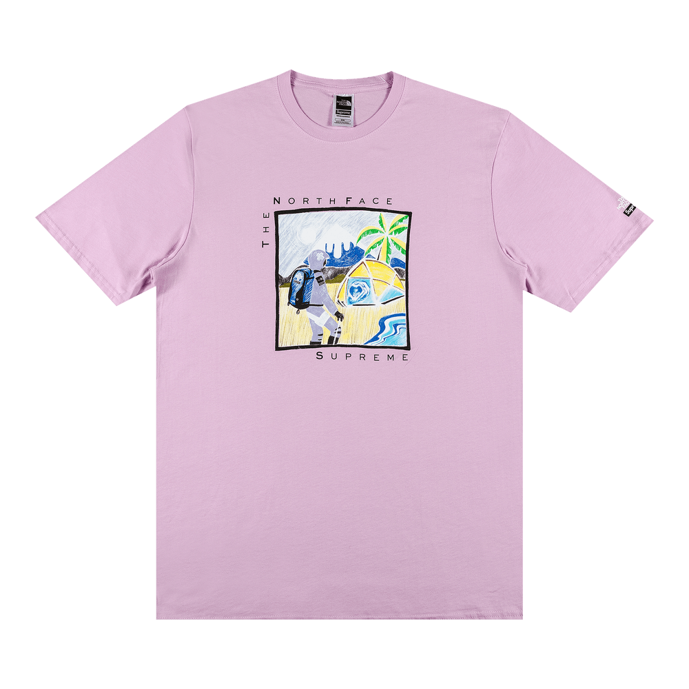 Buy Supreme x The North Face Sketch Short-Sleeve Top 'Light Purple'