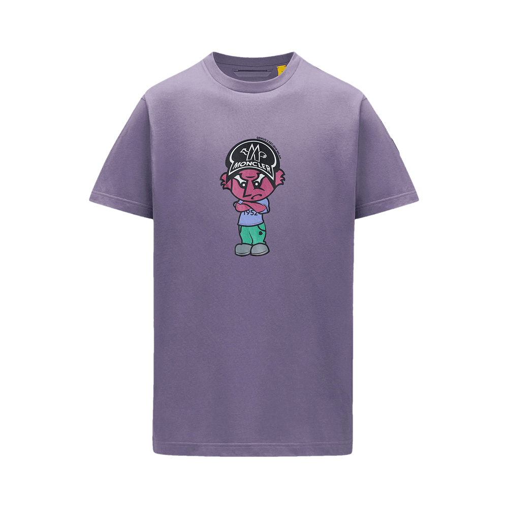 Buy 2 Moncler Cartoon Motif T-Shirt 'Violet' - 092 8C00008 8390T 