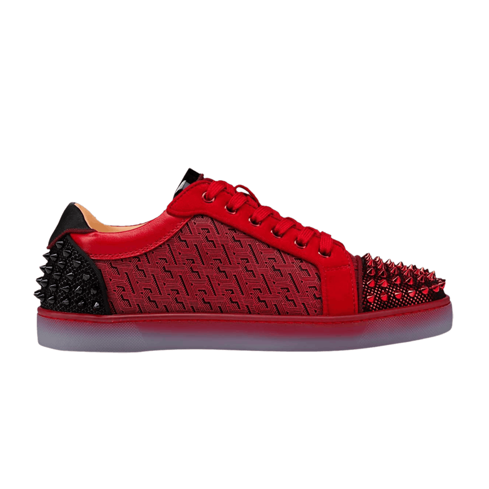 CHRISTIAN LOUBOUTIN SNEAKERS 37.5 RED RUNNER 1200320BK01 in suede leather  Navy blue ref.535127 - Joli Closet