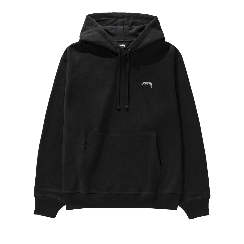 Buy Stussy Stock Logo Hood Black 118469 BLAC GOAT