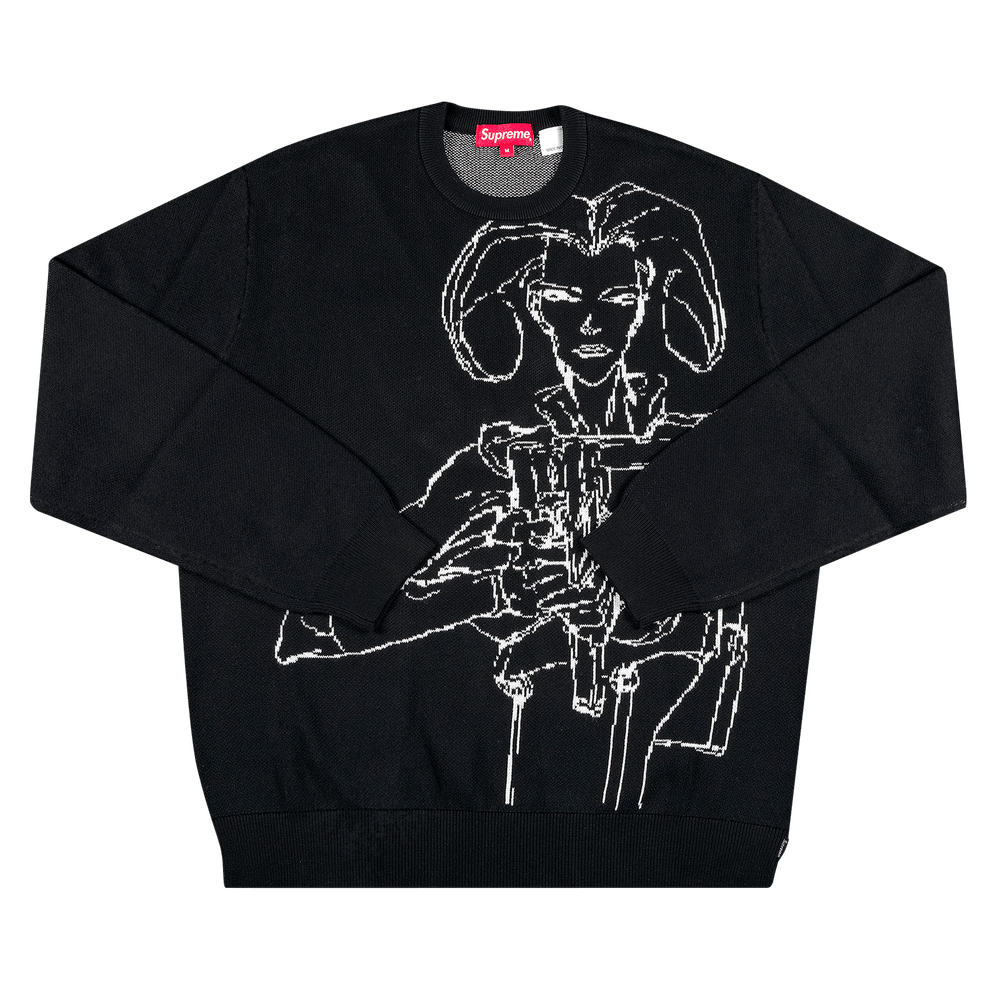 Supreme Aeon Flux Sweater 'Black' | GOAT