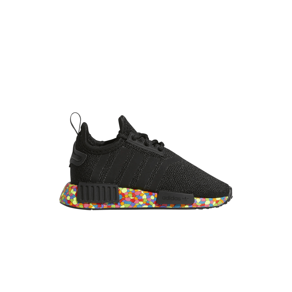 Nmd black clearance multicolor