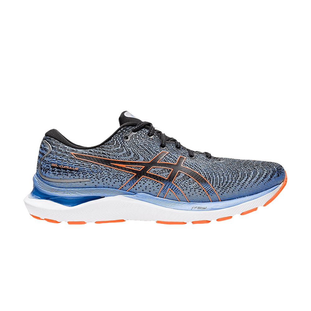 Asics Gel Cumulus 24 Black Shocking Orange