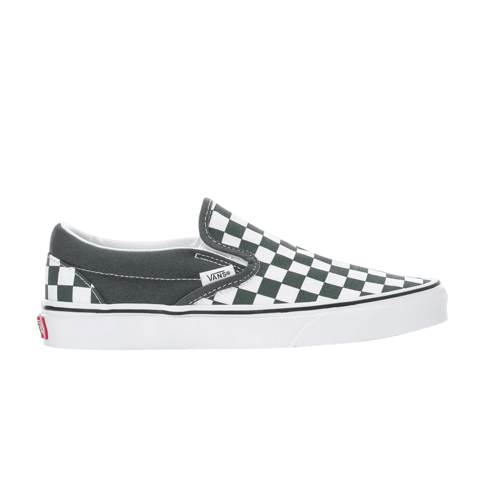 Vans Classic Slip-On Thyme Checkerboard