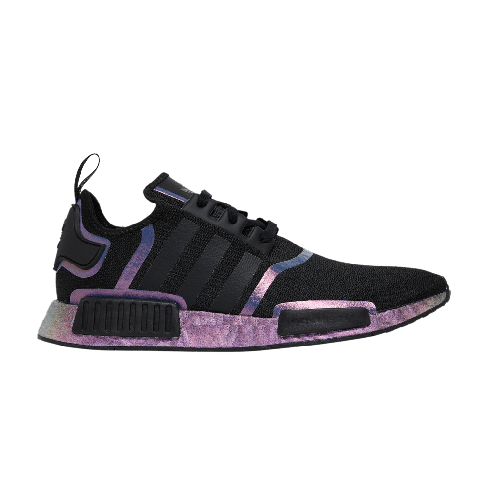 Adidas Originals NMD R1 Black Purple Running Shoes Men Size 10.5