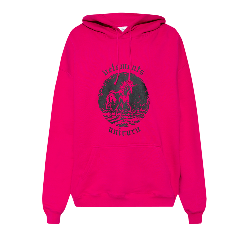 Buy Vetements Double Unicorn Hoodie Hot Pink UE52TR430P HOT GOAT