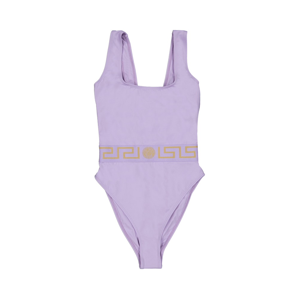 VERSACE レオハトフリント水着ホトム D10085851A12319 5N440 ブラック ビーズディテール ハイウエストビキニボトム｜La Perla